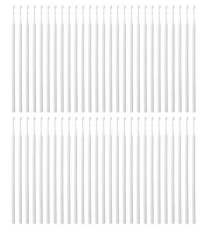 100 Pack Phone Charge Port Cleaning Tool kit,Bendable Mini Soft Round Brushes Cleaner Compatible with iPhone 11 Pro Speaker Tablet Camera Laptop Computer Smartphone, White - color: White