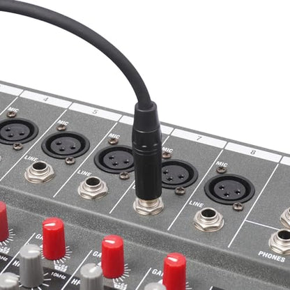 6.6 FT XLR Female to 1/4 TRS,2PACK Professional 6.35mm TRS to XLR Female Quarter inch Cable for Mixer Microphone Active Speakers - color: XLR Female to 6.35, size: 6.6 ft - 2 Pack