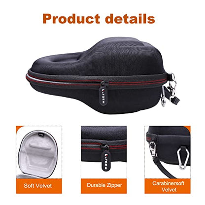 LLTGEM EVA Hard Case for Razer BlackShark V2 Pro/Razer BlackShark V2 X/SENZER SG500 Surround Sound Pro Gaming Headset - Travel Protective Carrying Storage Bag