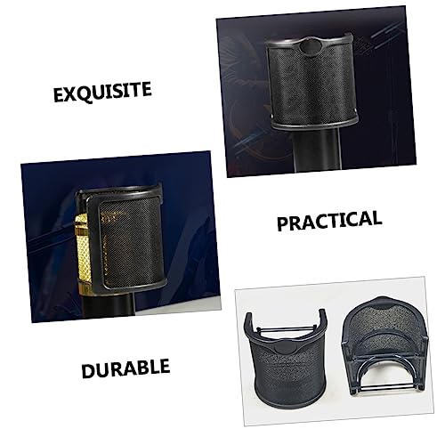 Metal Mesh Pop Filter for Microphone, Black Wind Screen