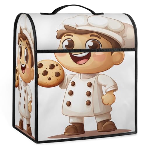 Kitchen Aid Mixer Cover Compatible with 6-8 Quarts, Cover for Ktchen Aid Stand Mixer, Kitchen Aid Dust Cover for Mixers, Kitchen Aid Bowl Lift Mixer Appliance Covers - color: Lovely baker