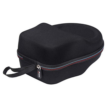 Hard Portable Case Compatible with Beyerdynamic DT 990 PRO/DT 770 PRO Open Studio Headphone, Case Only (Black and Orange)