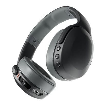 Skullcandy Crusher Evo Wireless Multi-Sensory Bass Headphones - Asphalt | Bluetooth, Noise Isolating Over-Ear Fit, 40 Hours Battery, Microphone, Working Out, Gym, Travel, Studying, Music - color: Asphalt