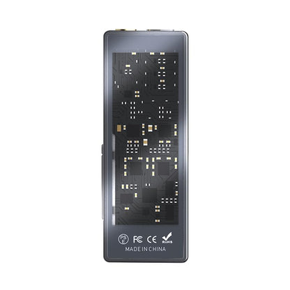 S.M.S.L D10 Audio Portable Mini Decoder Earphone Amplifier 2*CS43131 Chip 3.5mm Headphone Jack and 4.4mm Balanced Jack 500mW Output DSD256 32Bit/384kHz Connectable to PC Mobile Phone (Grey)