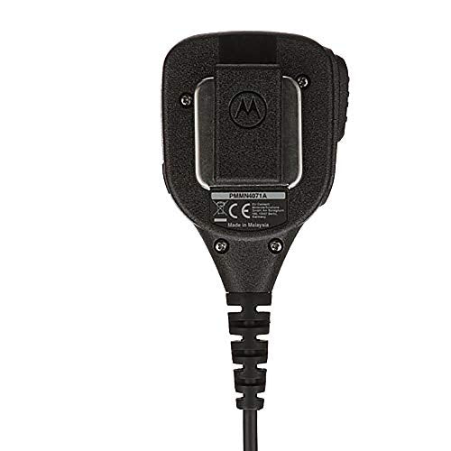 Motorola PMMN4071A Impres Remote Speaker Microphone with Noise-Cancelling Directional (Black) - color: PMMN4071A