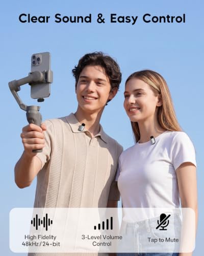 ZealSound Mini Wireless Lavalier Microphone for iPhone, iPad & Android - color: Silver