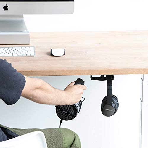 Elevation Lab The Anchor™ (2 Pack) - The Original Under-Desk Headphone Stand Mount Holder - size: 2 Pack - The Anchor