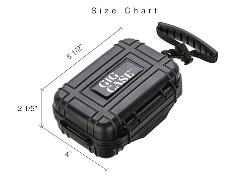 in Ear Monitor Hard Case - IEM, in Ears, Headphones, Earphones, Earbuds. Suitable for KZ ZS10/ZS10 Pro/ZSN/ZST/ZEX/AS10/AS16/ZSN Pro X/YINYOO CCZ Melody Compact - Two Sizes - GIGCASE® (Large) - size: Large