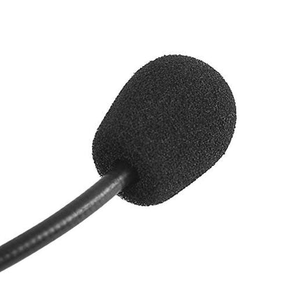 Foam Mic Covers for VXI Blueparrott B250XT, B350XT, B450XT, B550-XT,C400-XT | Replacement Microphone Windscreen Covers, Noise Reduction, 5 Pairs