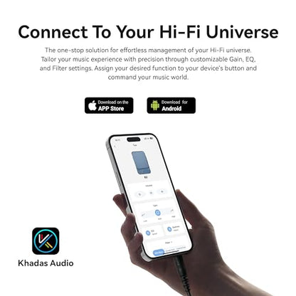 Khadas Tea Headphone Amplifier with Bluetooth (Grey) - color: Grey