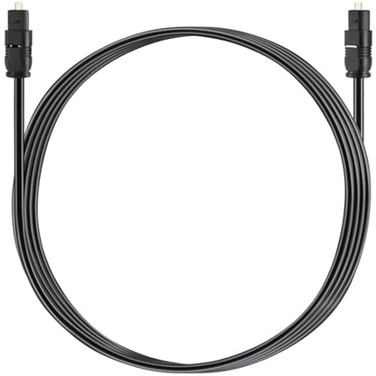 Toslink Optical Audio Cable, 2 Pack 1.8M/6Ft Digital Optic Cord, Gold Plated Plugs Fiber Optic Audio Adapter Toslink Cord for Audio System, Sound Bar, TV, Game Consoles, Home Theaters Etc