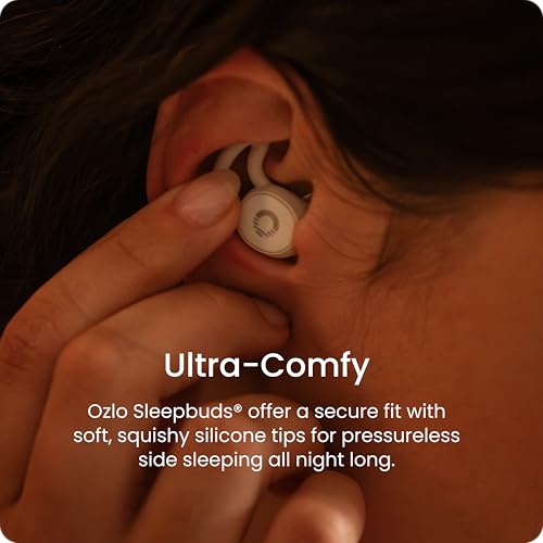 Sleepbuds® | Comfortable Side Sleeper Headphones | Up to 10 Hours of Bluetooth LE Streaming | Science-Backed Sleep Sounds | Snore Blocking Earbuds