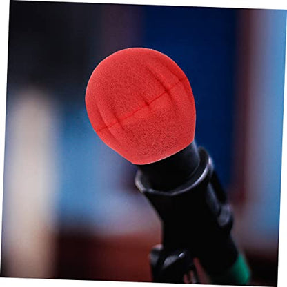 200pcs Disposable Microphone Covers O-Shaped Foam Mic Sleeves for Wireless Mics for Events and Performances Hygiene Protection