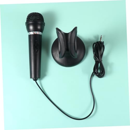 HANABASS USB Condenser Microphone for Computer Recording Adjustable Desktop Microphone for Streaming Gaming and Video Conferencing Black