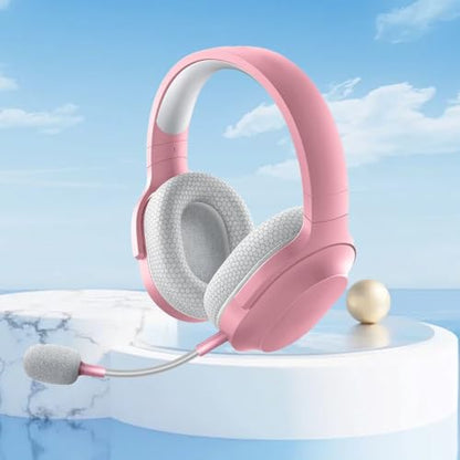 3.5mm Detachable Microphone Flexible Replacement Professional Boom Microphone for Barracuda X Gaming Headset(Pink) - color: Pink