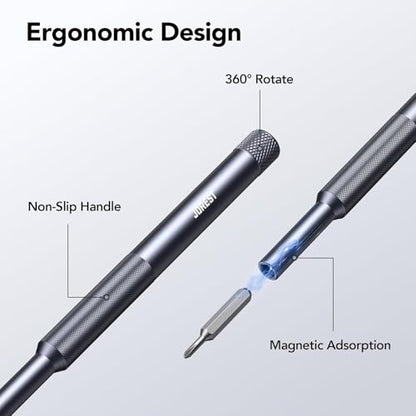 JOREST 50 in 1 Precision Screwdriver Set with Security Torx, Magnetic Mini Repair kit for Macbook, Laptop, PS4, PS5, iphone, Nintendo Switch, Glasses, Watch, Toy, Stocking Stuffers Gifts for Men - style: 50-in-1 S2