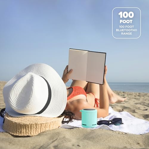 Altec Lansing HydraMicro - Waterproof Bluetooth Speaker, Lightweight & Portable Speaker for Travel & Outdoor Use, Mint - color: Mint, style: HydraMicro