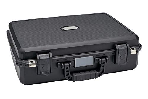 Small Medium Hard Case with Wheels and Pick'n'UP Foam | Protective Carrying case Gun, in-Ear, Wireless System or Camera Set - style: № 70-01 Int: 17.52 X 12.79 X 5.31 In.