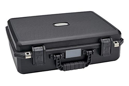 Small Medium Hard Case with Wheels and Pick'n'UP Foam | Protective Carrying case Gun, in-Ear, Wireless System or Camera Set - style: № 70-01 Int: 17.52 X 12.79 X 5.31 In.