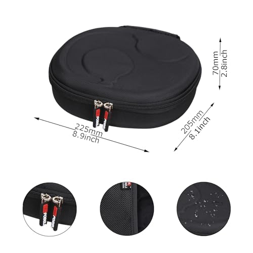 FBLFOBELI Hard Headphone Storage Case for Silensys E7 / PurelySound E7 / MOVSSOU E7 / COWIN E7 / Tapela E7 / Audonia E7 Active Noise Cancelling Bluetooth Headphones (Case Only) (Black) - color: Black