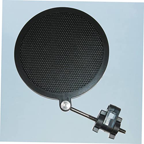 Microphone Mic Filter Double Layer Iron Mesh Wind Screen Black