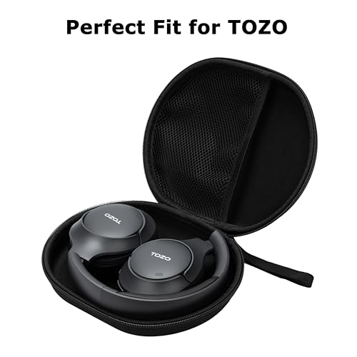 Ginsco Hard Shell Headphone Case Compatible with JBL Tune 720BT Wireless Over-Ear Headphones/Soundcore Anker Life Q20/Q20i Headphones, Bose QuietComfort Headphone, Portable Travel Carrying Case