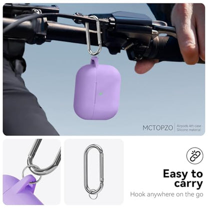 for AirPods Pro 3 Case 2025,Come with Cleaner Kit,Magnetic Purple | Silicone Protective Cover for Airpod Pro 3rd Generation Case with Keychain,for Women Men,One-Piece Design,Shockproof,Magnetic - color: A1-Magnetic Purple