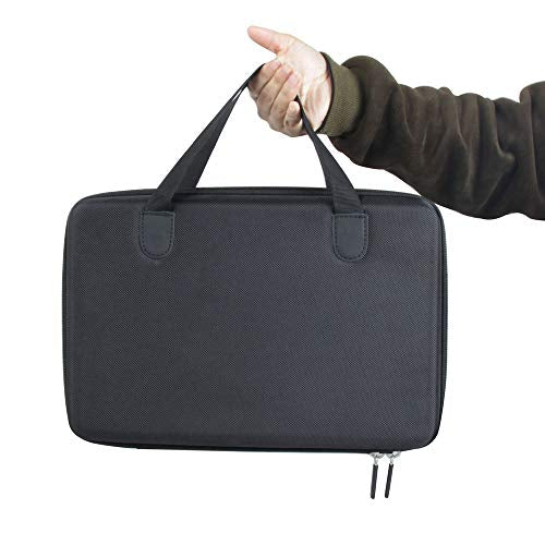 Hermitshell Hard Travel Case for Akai Professional MPK Mini MK3 25 Key USB MIDI Keyboard Controller (Black) - color: Black
