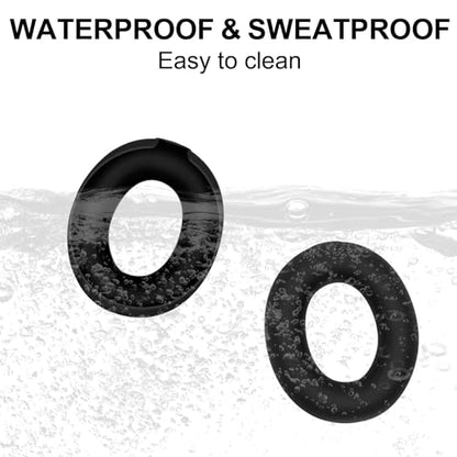 Studio Pro Ear Covers for Beats Studio Pro Headphones Sweat Proof Covers Shockproof and Drop-Resistant,Washable Silicone Case Accessories (Black) - color: Black Case