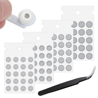 80 Pcs Earbud Dust Filters Compatible Mesh Net Replacement Sweat Resistant Protective Filt Stainless Dust Earphones Proof Accessories for in Ear Headphones
