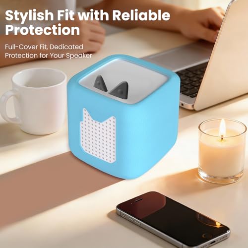 Case for Toniebox 2 & 1 Audio Player,Soft Protective,Silicone Case Cover(Blue)