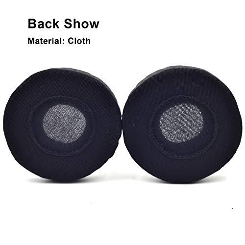 Defean Earpads for Logitech H390/H391/H600/H609/H760 Headphones | Black Ear Pads Cushions with Soft Protein Leather, Noise Isolation Foam
