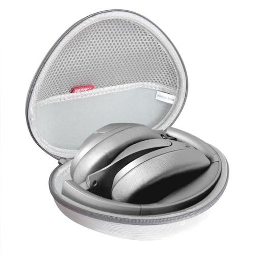 Hermitshell Hard Travel Case for BERIBES/TOZO HT3 / TOZO HT2 Hybrid Active Noise Cancelling Headphones (Silver) - color: silver