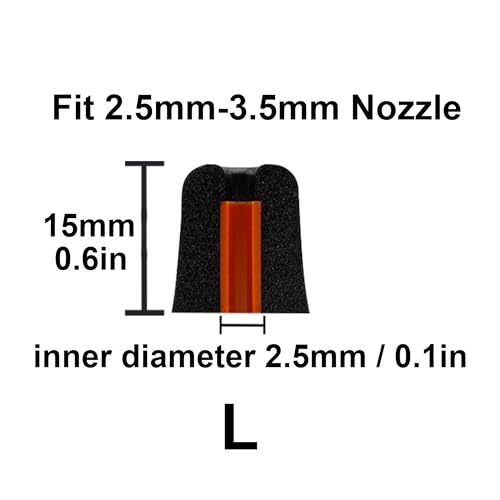 Foam Ear Tips for Walkers, ISOtunes, Westone, Shure, Plugfones | Replacement Memory Foam Tips, Ultimate Comfort, 3 Pairs (Black, L) - size: L