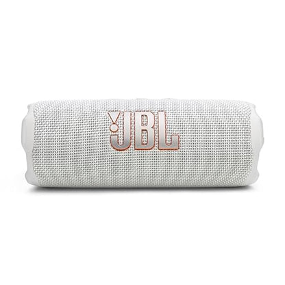 JBL Flip 7 Portable Bluetooth Speaker, Waterproof and Drop-Proof - White | Up To 16 Hours Playtime, IP68 Dustproof Build, Clip-On Loop, USB C Lossless Audio, Links With Other Speakers For Outdoor Use - color: White