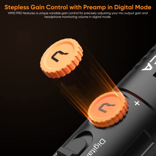 COMICA VM10PRO Universal Video Microphone for Camera, iPhone, Android Phone | 3.5mm/USB-C Analog/Digital Output, Noise Cancellation, Super Cardioid Pickup, Professional Video Mic for YouTube TikTok Vlog