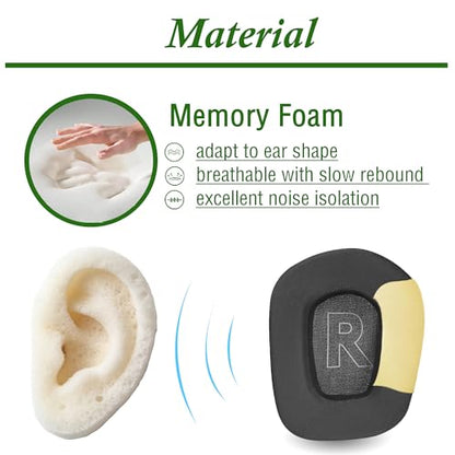 Replacement earpads Compatible with Logitech G733, G535, G335 Headsets Ear Cushion with Cooling Gel