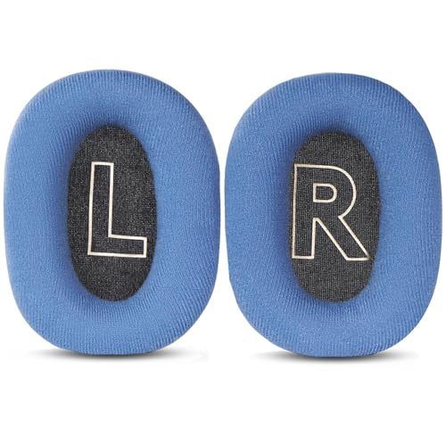 Earpads Replacement Ear Pads Compatible with OneOdio A70 A71 Wireless Over-Ear Headphone Upgrade Velour Cushions Noise Isolation Foam Blue