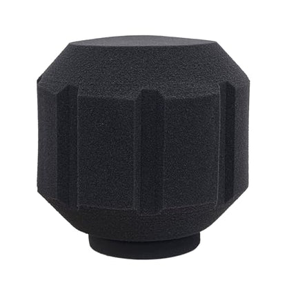 Microphone Windscreen Studio Microphone Noise Isolation Shield Windshield For Mics Soundproof Covers 1PC - color: Silver frame black m