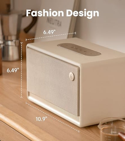 Edifier ES300 Bluetooth Desktop Speaker, 60W RMS, Ambient Lights, Ivory - color: Ivory
