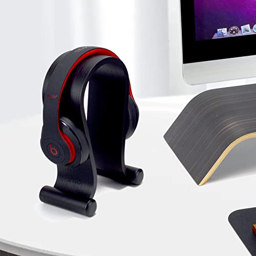 Wood Headphone Stand Headset Stand Headphone Holder Universal Gaming Headset Holder - Oak Wood - color: Oak Wood