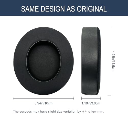 Cooling-Gel Ear Pads Cushions for Razer Kraken Pro V2 & Razer Kraken 7.1 V2 | Replacement Ear Cups Earmuffs Made of Ice Silk Fabric & Memory Foam, Easy Installation - Black