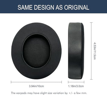 Cooling-Gel Ear Pads Cushions for Razer Kraken Pro V2 & Razer Kraken 7.1 V2 | Replacement Ear Cups Earmuffs Made of Ice Silk Fabric & Memory Foam, Easy Installation - Black