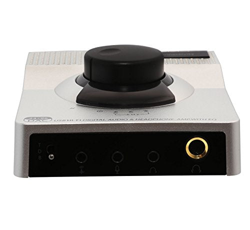 Syba USB 24 Bit 96 KHz DAC Digital to Analog Headphone Amplifier 2 Stage EQ Digital/Coaxial Output and RCA Output (SD-DAC63057) - style: Solid State Amp