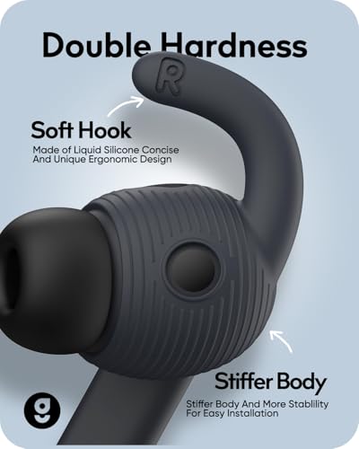 3 Pairs Ear Hooks Covers for Samsung Galaxy Buds 3 FE (2025) [Added Storage Pouch] Anti-Slip Sports Accessories Ear Hooks, Compatible with Galaxy Buds 3 FE Only, Comfortable Fit - size: for Buds 3 FE