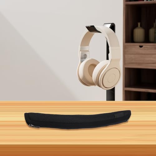 Breathable Mesh Headband Cover for Sony WH-1000XM6, Soft Replacement Pad Cushion with Zipper for Easy Cleaning, Protective Sleeve to Reduce Pressure and Sweat(Black) - size: Black