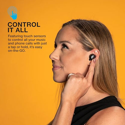 JLab, JBuds Air ANC, True Wireless Earbuds, Active Noise Cancelling Bluetooth Earbuds, Black