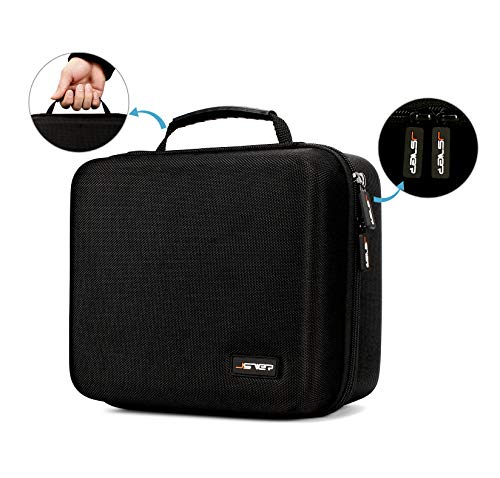 JSVER Hard Travel Storage Case For Meta Quest 3S Carrying Case for Oculus Quest 3S/ Quest 3/Quest 2/ Quest/Oculus Go/Samsung Gear Virtual Reality Headset Gamepad Game Controller Kit