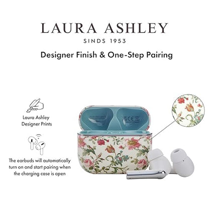 Laura Ashley Rosalind TWS Wireless Earbuds - Skylark Rechargeable Ear Buds - color: Rosalind