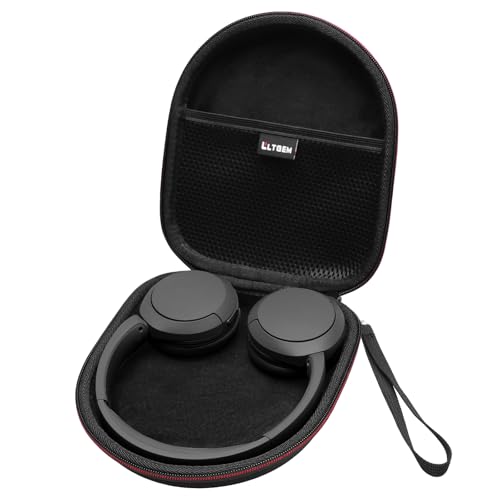 Case for Sony WH-CH520 Wireless Headphones Black | Hard Carrying Travel Case for Sony WH-CH520 Wireless Headphones - color: Black